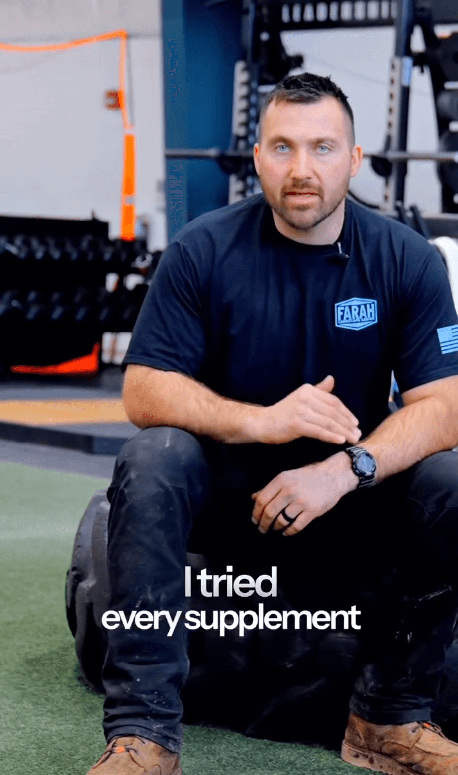 Alex Farah explaining why he started Farah Nutrition